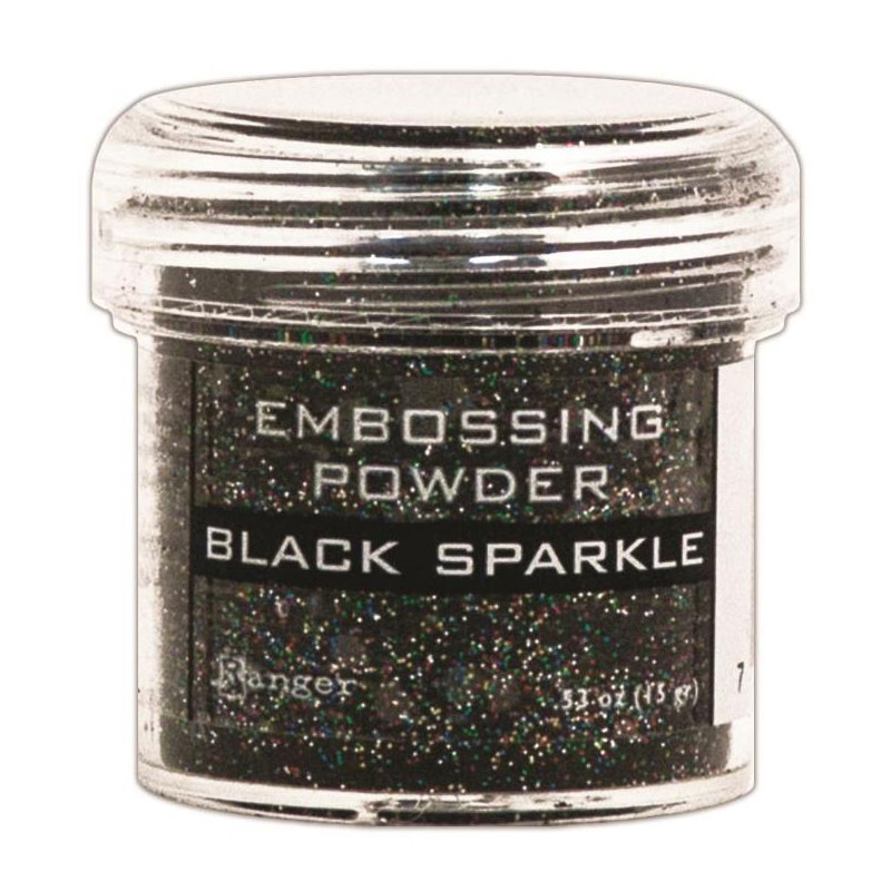 RANGER RANGER EMBOSSING POWDER BLACK SPARKLE