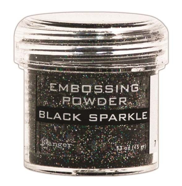 RANGER RANGER EMBOSSING POWDER BLACK SPARKLE