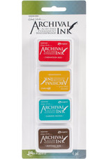 RANGER WENDY VECCHI ARCHIVAL MINI INK PAD KIT #1 4PK