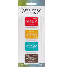 RANGER WENDY VECCHI ARCHIVAL MINI INK PAD KIT #1 4PK