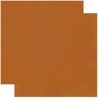 BOBUNNY BOBUNNY RUST DOUBLE DOT CARDSTOCK 12X12