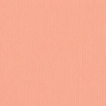 BAZZILL BAZZILL MONO CORAL CREAM CARDSTOCK 12X12
