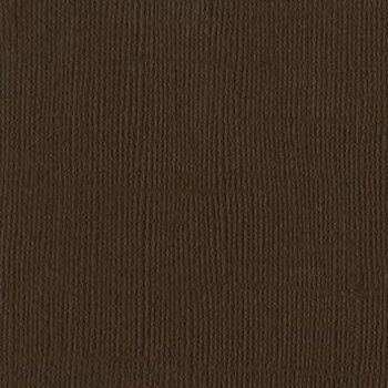 BAZZILL BAZZILL MONO BROWN CARDSTOCK 12X12