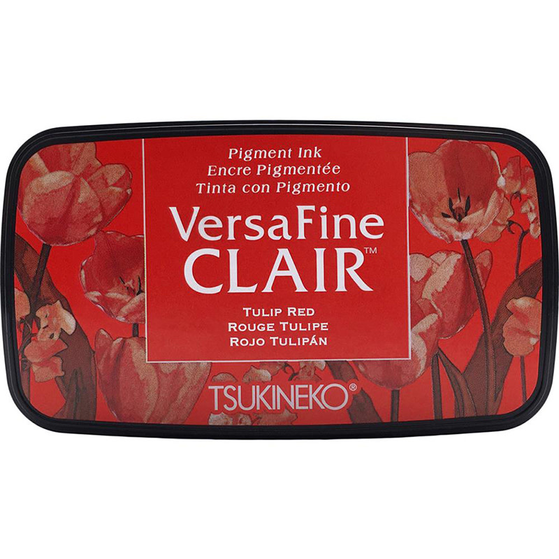 TSUKINEKO TSUKINEKO VERSAFINE CLAIR PIGMENT INK PAD TULIP RED