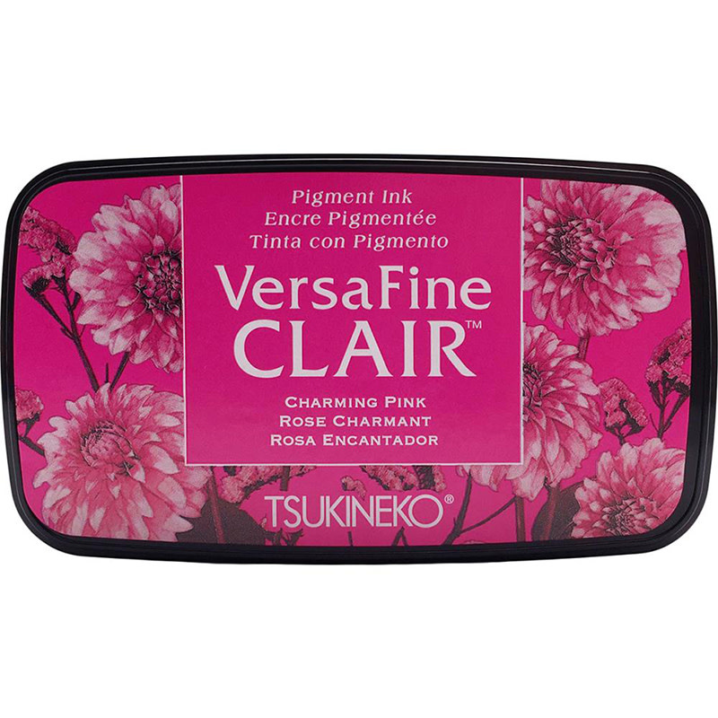 TSUKINEKO TSUKINEKO VERSAFINE CLAIR PIGMENT INK PAD CHARMING PINK