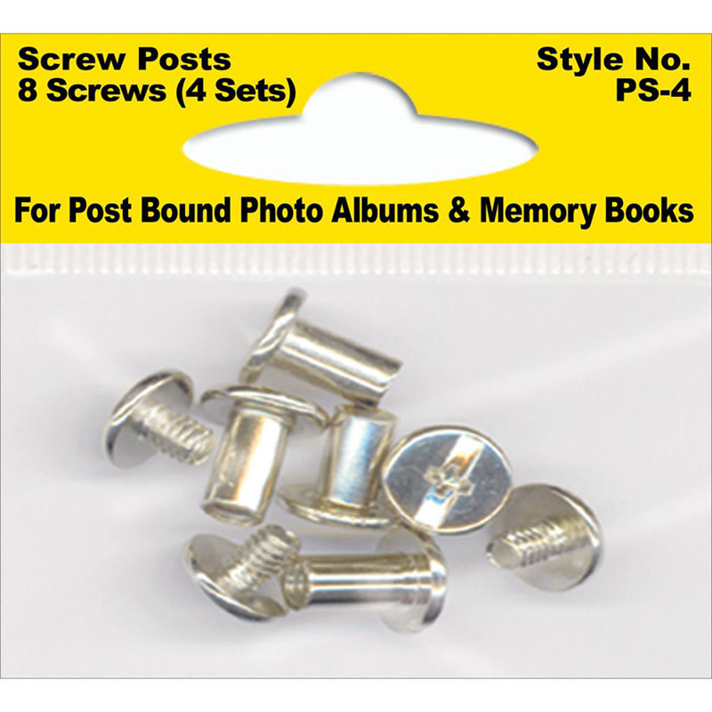 PIONEER PIONEER SCREW POSTS SET OF 4