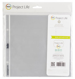 AMERICAN CRAFTS AMERICAN CRAFTS PROJECT LIFE PAGE PROTECTORS 8X8