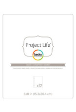 AMERICAN CRAFTS AMERICAN CRAFTS PROJECT LIFE DESIGN 1 PAGE REFILLS 6X8 12PK