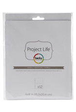 AMERICAN CRAFTS AMERICAN CRAFTS PROJECT LIFE DESIGN 2 PAGE REFILLS 6X8 12PK