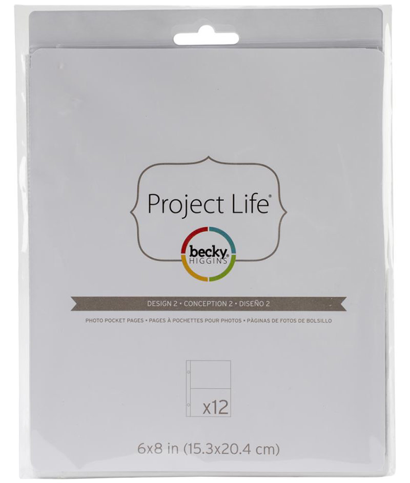 AMERICAN CRAFTS AMERICAN CRAFTS PROJECT LIFE DESIGN 2 PAGE REFILLS 6X8 12PK