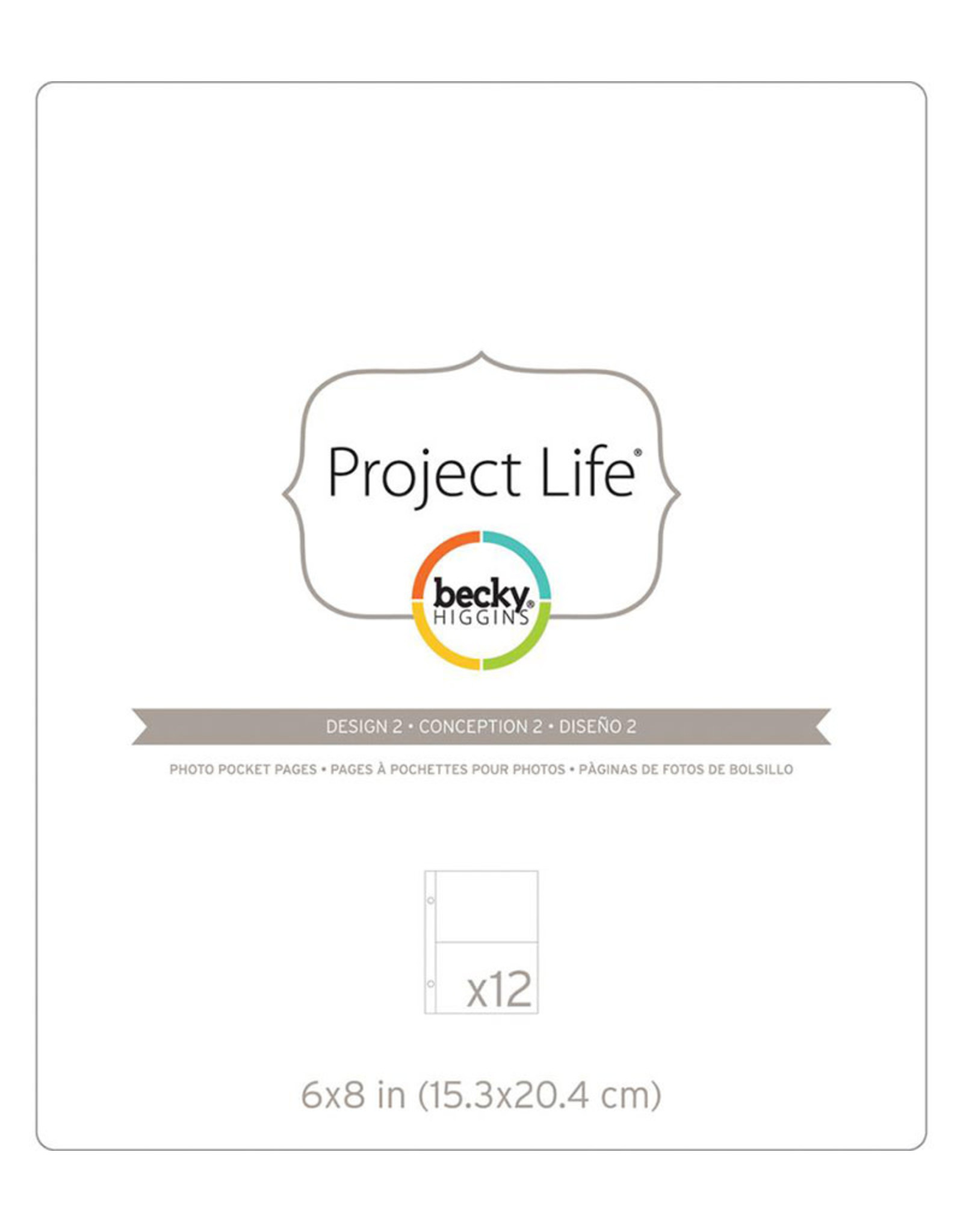 AMERICAN CRAFTS AMERICAN CRAFTS PROJECT LIFE DESIGN 2 PAGE REFILLS 6X8 12PK