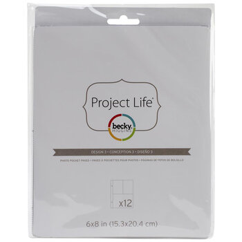 AMERICAN CRAFTS AMERICAN CRAFTS PROJECT LIFE DESIGN 3 PAGE REFILLS 6X8 12PK