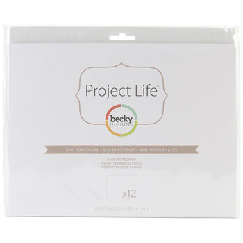 AMERICAN CRAFTS AMERICAN CRAFTS PROJECT LIFE PAGE REFILLS HORIZONTAL 8X10 12PK