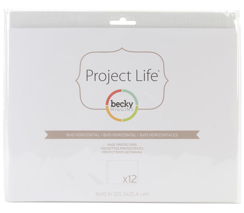 AMERICAN CRAFTS AMERICAN CRAFTS PROJECT LIFE PAGE REFILLS HORIZONTAL 8X10 12PK