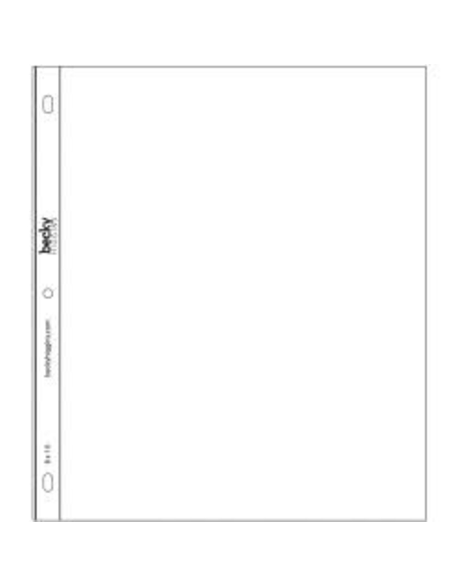 AMERICAN CRAFTS AMERICAN CRAFTS PROJECT LIFE PAGE REFILLS VERTICAL 8X10 12PK