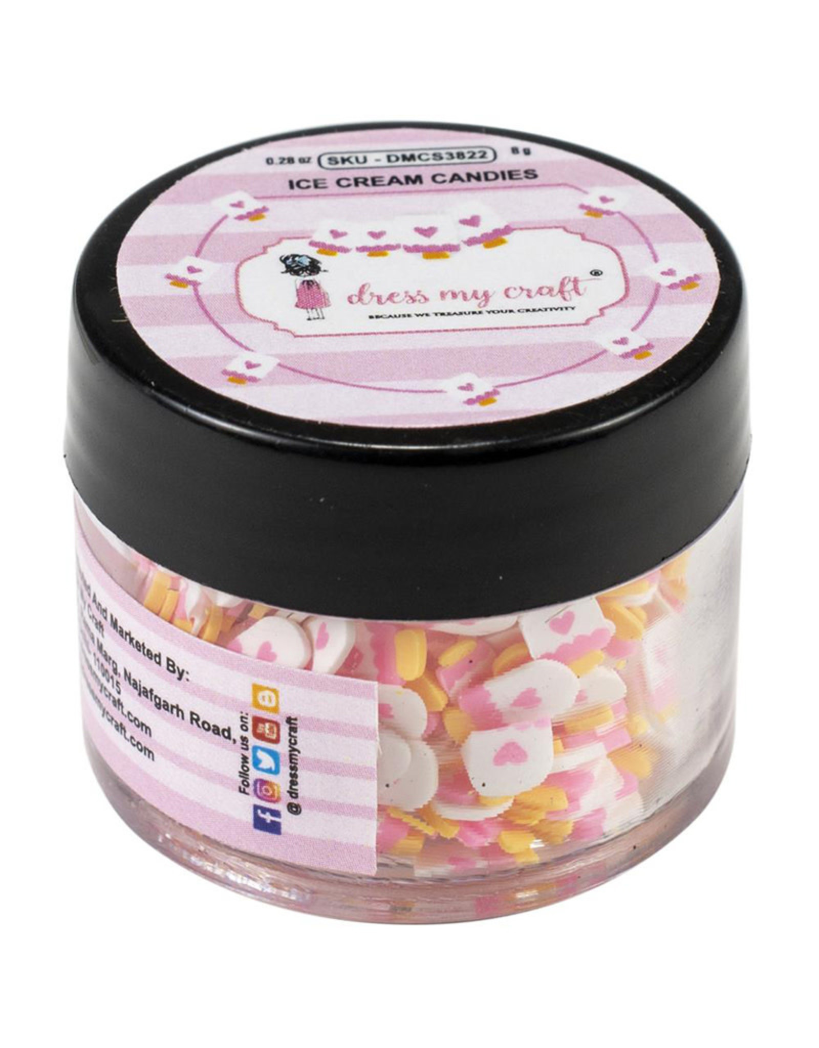 DRESS MY CRAFT DRESS MY CRAFT SHAKER ELEMENTS ICE CREAM CANDIES 8G