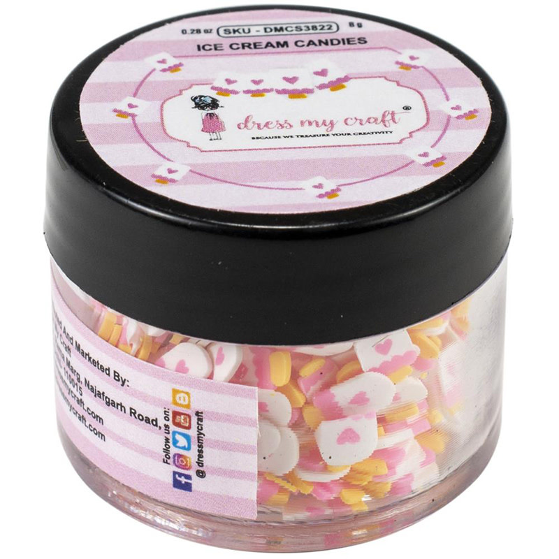DRESS MY CRAFT DRESS MY CRAFT SHAKER ELEMENTS ICE CREAM CANDIES 8G