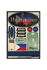 SCRAPBOOK CUSTOMS SCRAPBOOK CUSTOMS STICKERS PHILIPPINES TRAVEL