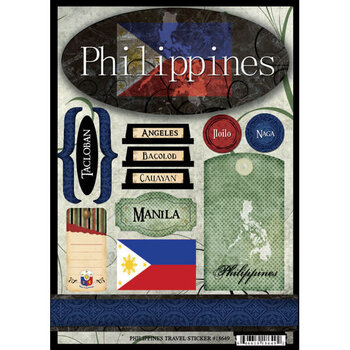 SCRAPBOOK CUSTOMS SCRAPBOOK CUSTOMS STICKERS PHILIPPINES TRAVEL