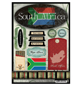 SCRAPBOOK CUSTOMS SCRAPBOOK CUSTOMS STICKERS SOUTH AFRICA TRAVEL