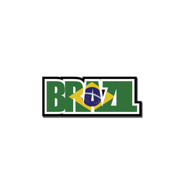 SCRAPBOOK CUSTOMS SCRAPBOOK CUSTOMS DIE CUT BRAZIL FLAG