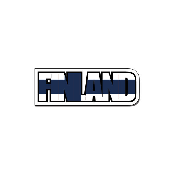 SCRAPBOOK CUSTOMS SCRAPBOOK CUSTOMS DIE CUT FINLAND FLAG