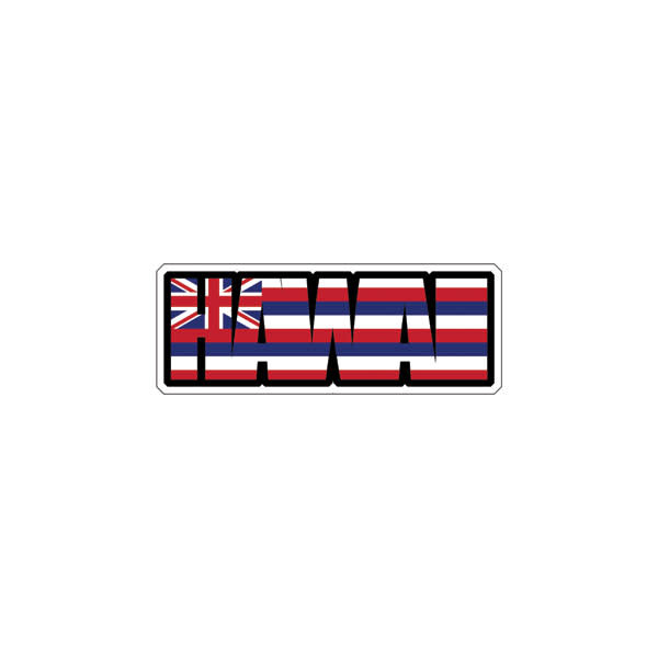 SCRAPBOOK CUSTOMS SCRAPBOOK CUSTOMS DIE CUT HAWAII FLAG