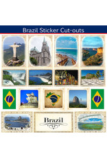 SCRAPBOOK CUSTOMS SCRAPBOOK CUSTOMS STICKERS PICTURE CUT OUT BRAZIL