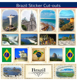 SCRAPBOOK CUSTOMS SCRAPBOOK CUSTOMS STICKERS PICTURE CUT OUT BRAZIL