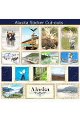 SCRAPBOOK CUSTOMS SCRAPBOOK CUSTOMS STICKERS SIGHTSEEING PICTURE CUT OUT ALASKA