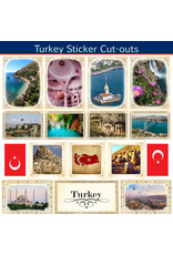 SCRAPBOOK CUSTOMS SCRAPBOOK CUSTOMS STICKERS PICTURE CUT OUT TURKEY