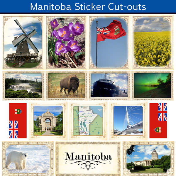SCRAPBOOK CUSTOMS SCRAPBOOK CUSTOMS STICKERS PICTURE CUT OUT MANITOBA