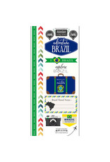 SCRAPBOOK CUSTOMS SCRAPBOOK CUSTOMS STICKERS ADVENTURE BRAZIL