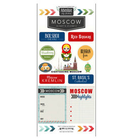 SCRAPBOOK CUSTOMS SCRAPBOOK CUSTOMS STICKERS ADVENTURE MOSCOW