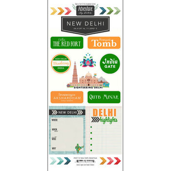 SCRAPBOOK CUSTOMS SCRAPBOOK CUSTOMS STICKERS ADVENTURE NEW DELHI