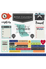 SCRAPBOOK CUSTOMS SCRAPBOOK CUSTOMS STICKERS ADVENTURE BRITISH COLUMBIA