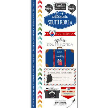 SCRAPBOOK CUSTOMS SCRAPBOOK CUSTOMS STICKERS ADVENTURE SOUTH KOREA