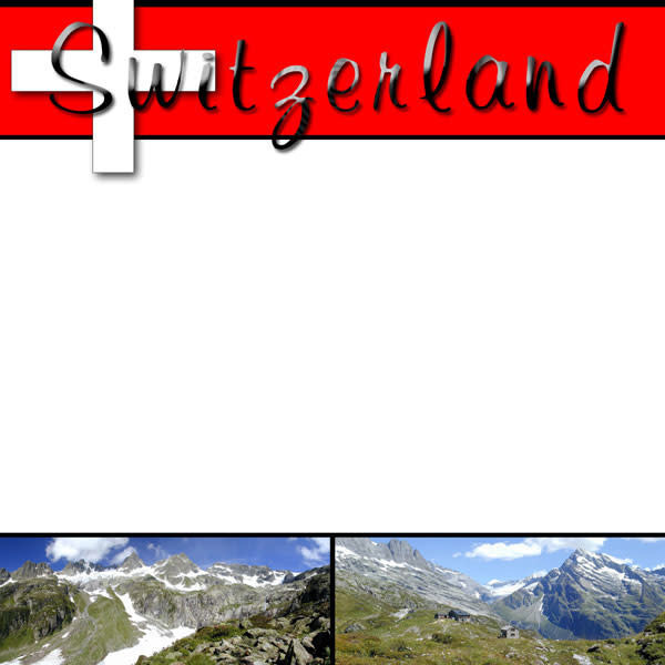 SCRAPBOOK CUSTOMS SCRAPBOOK CUSTOMS SWITZERLAND 12X12