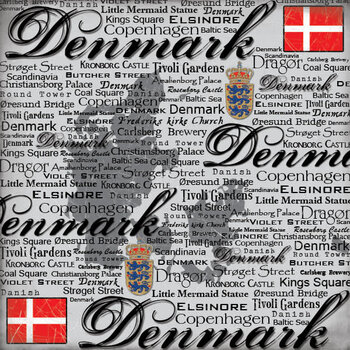 SCRAPBOOK CUSTOMS 12X12 DENMARK SCRATCHY