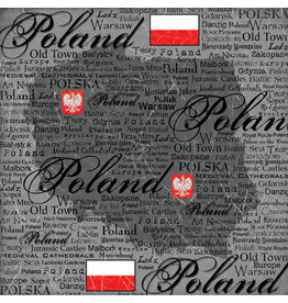 SCRAPBOOK CUSTOMS 12X12 SCRATCHY - POLAND