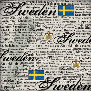 SCRAPBOOK CUSTOMS SCRAPBOOK CUSTOMS SWEDEN SCRATCHY 12X12