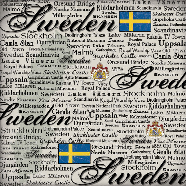 SCRAPBOOK CUSTOMS SCRAPBOOK CUSTOMS SWEDEN SCRATCHY 12X12