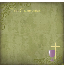 SCRAPBOOK CUSTOMS 12X12 FIRST COMMUNION