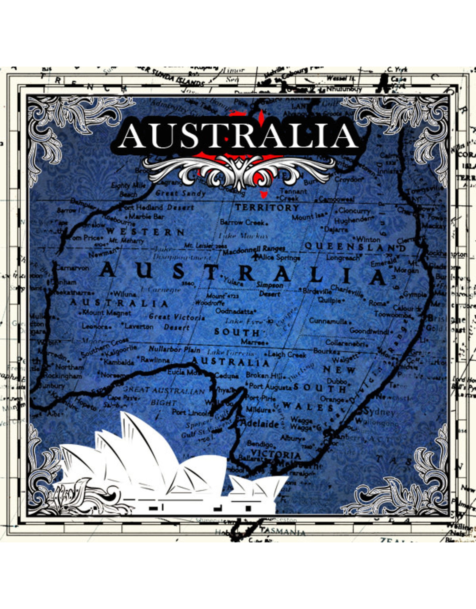 SCRAPBOOK CUSTOMS 12X12 AUSTRALIA SIGHTSEEING