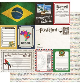 SCRAPBOOK CUSTOMS 12X12 DBL-SIDED JOURNAL BRAZIL