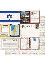 SCRAPBOOK CUSTOMS SCRAPBOOK CUSTOMS ISRAEL DBL-SIDED JOURNAL 12X12