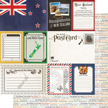 SCRAPBOOK CUSTOMS 12X12 NEW ZEALAND DS JOURNAL