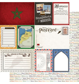 SCRAPBOOK CUSTOMS SCRAPBOOK CUSTOMS MAROCCO JOURNAL 12X12