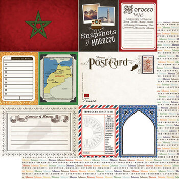 SCRAPBOOK CUSTOMS SCRAPBOOK CUSTOMS MAROCCO DBL-SIDED JOURNAL 12X12