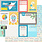 SCRAPBOOK CUSTOMS SCRAPBOOK CUSTOMS COZUMEL TROPICAL DS JOURNAL PAPER 12X12